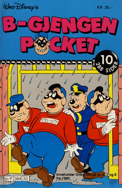 Cover for B-Gjengen pocket (Hjemmet / Egmont, 1986 series) #10 [Reutsendelse]