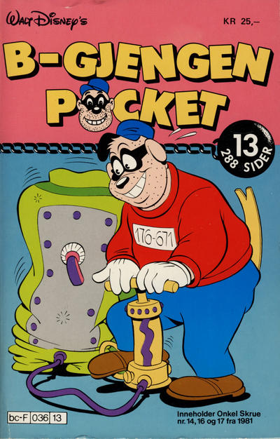 Cover for B-Gjengen pocket (Hjemmet / Egmont, 1986 series) #13