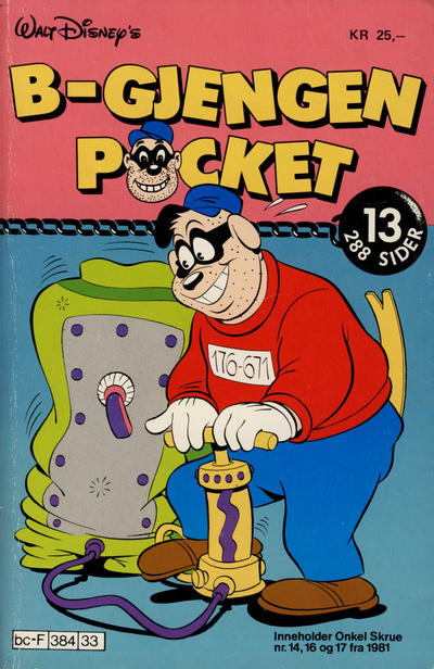 Cover for B-Gjengen pocket (Hjemmet / Egmont, 1986 series) #13 [Reutsendelse]