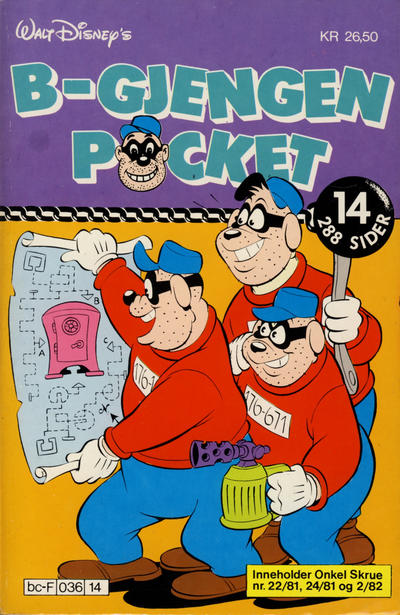 Cover for B-Gjengen pocket (Hjemmet / Egmont, 1986 series) #14
