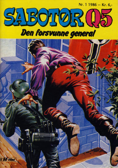 Cover for Sabotør Q5 (Serieforlaget / Se-Bladene / Stabenfeldt, 1971 series) #1/1986