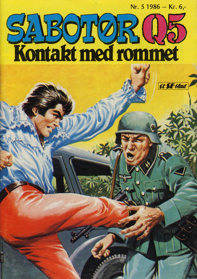Cover for Sabotør Q5 (Serieforlaget / Se-Bladene / Stabenfeldt, 1971 series) #5/1986