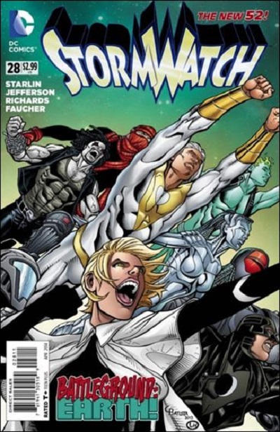 Cover for Stormwatch (DC, 2011 series) #28