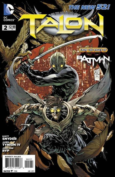 Cover for Talon (DC, 2012 series) #2 [Ken Lashley Cover]