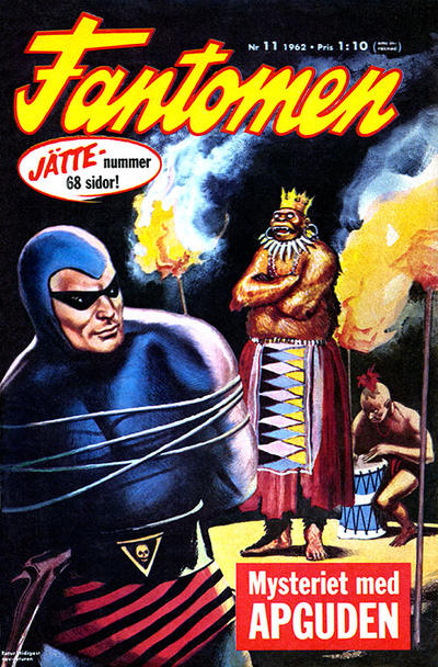 Cover for Fantomen (Semic, 1958 series) #11/1962