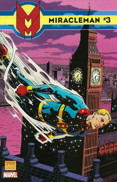 Cover for Miracleman (Marvel, 2014 series) #3 [Paolo Rivera variant]