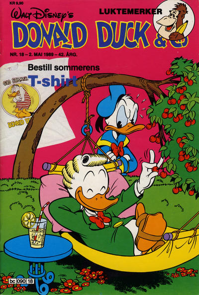 Cover for Donald Duck & Co (Hjemmet / Egmont, 1948 series) #18/1989