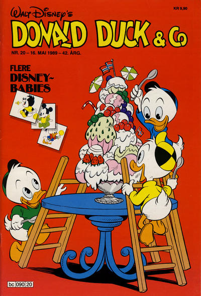 Cover for Donald Duck & Co (Hjemmet / Egmont, 1948 series) #20/1989