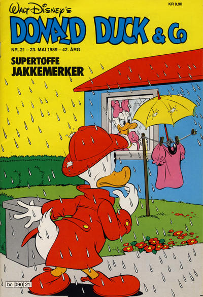 Cover for Donald Duck & Co (Hjemmet / Egmont, 1948 series) #21/1989