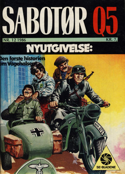 Cover for Sabotør Q5 (Serieforlaget / Se-Bladene / Stabenfeldt, 1971 series) #12/1986