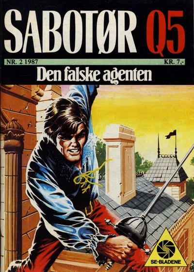 Cover for Sabotør Q5 (Serieforlaget / Se-Bladene / Stabenfeldt, 1971 series) #2/1987