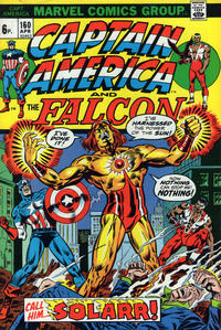 Cover Thumbnail for Captain America (Marvel, 1968 series) #160 [British]