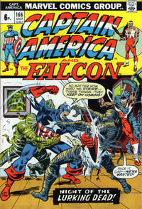 Cover Thumbnail for Captain America (Marvel, 1968 series) #166 [British]