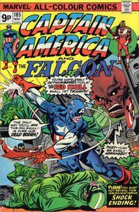 Cover for Captain America (Marvel, 1968 series) #185 [British]