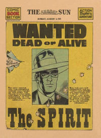 Cover Thumbnail for The Spirit (Register and Tribune Syndicate, 1940 series) #8/3/1941 [Baltimore Sun edition]