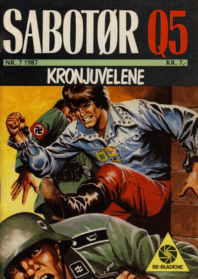 Cover for Sabotør Q5 (Serieforlaget / Se-Bladene / Stabenfeldt, 1971 series) #7/1987