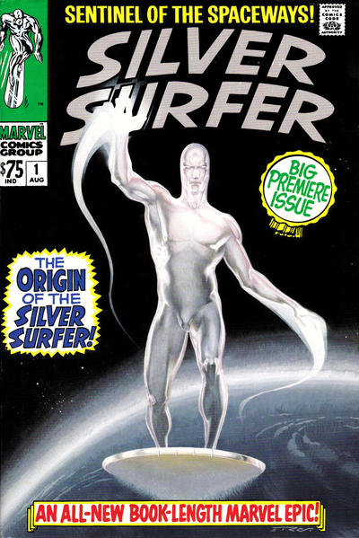 Cover for Silver Surfer Omnibus (Marvel, 2007 series) #1 [Direct Market Esad Ribic Cover]