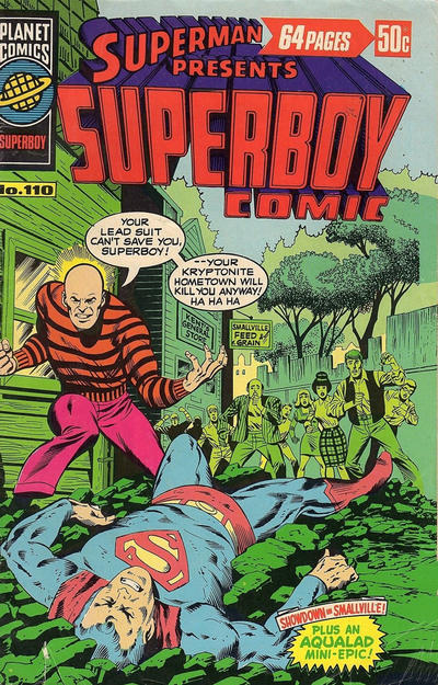 Cover for Superman Presents Superboy Comic (K. G. Murray, 1976 ? series) #110