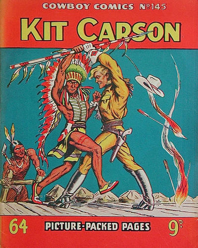Cover for Cowboy Comics (Amalgamated Press, 1950 series) #145