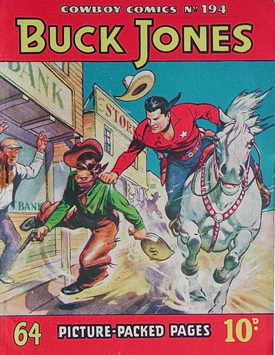 Cover for Cowboy Comics (Amalgamated Press, 1950 series) #194