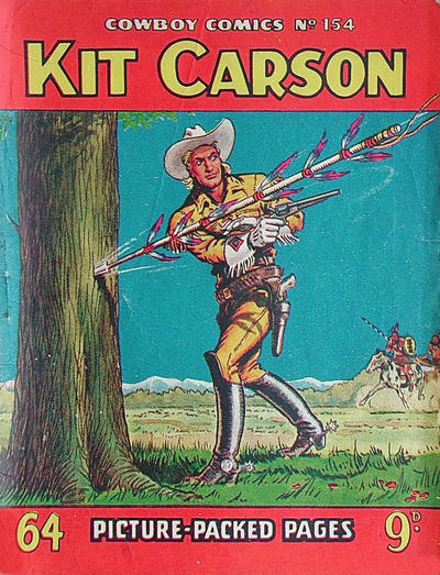 Cover for Cowboy Comics (Amalgamated Press, 1950 series) #154