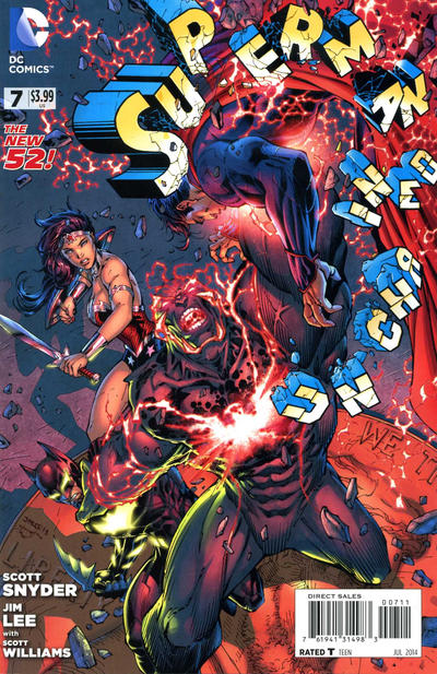 Cover for Superman Unchained (DC, 2013 series) #7