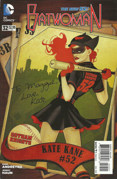 Cover for Batwoman (DC, 2011 series) #32 [DC Bombshells Cover]