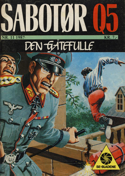 Cover for Sabotør Q5 (Serieforlaget / Se-Bladene / Stabenfeldt, 1971 series) #11/1987