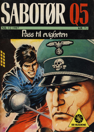 Cover for Sabotør Q5 (Serieforlaget / Se-Bladene / Stabenfeldt, 1971 series) #12/1987