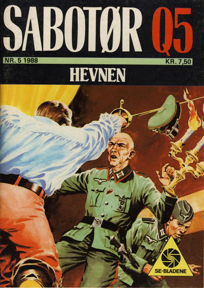 Cover for Sabotør Q5 (Serieforlaget / Se-Bladene / Stabenfeldt, 1971 series) #5/1988