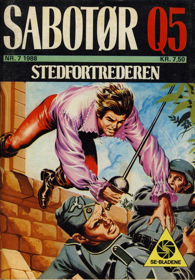 Cover for Sabotør Q5 (Serieforlaget / Se-Bladene / Stabenfeldt, 1971 series) #7/1988