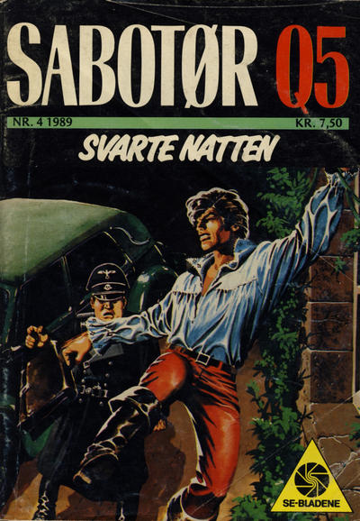 Cover for Sabotør Q5 (Serieforlaget / Se-Bladene / Stabenfeldt, 1971 series) #4/1989