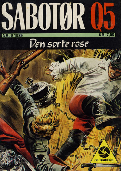 Cover for Sabotør Q5 (Serieforlaget / Se-Bladene / Stabenfeldt, 1971 series) #6/1989