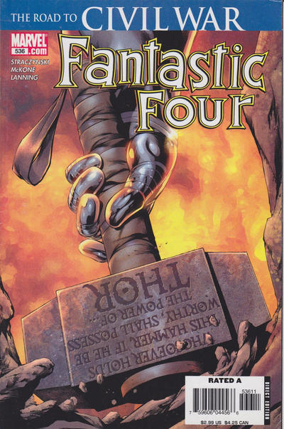Cover for Fantastic Four (Marvel, 1998 series) #536 [Direct Edition]