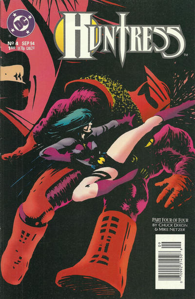 Cover for Huntress (DC, 1994 series) #4 [Newsstand]