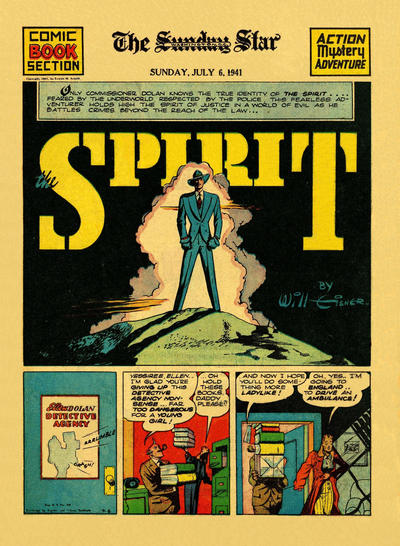 Cover for The Spirit (Register and Tribune Syndicate, 1940 series) #7/6/1941 [Washington DC Star edition]