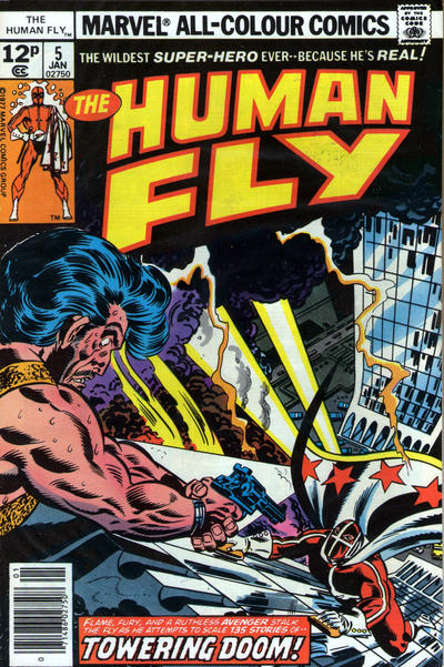 Cover for The Human Fly (Marvel, 1977 series) #5 [British]