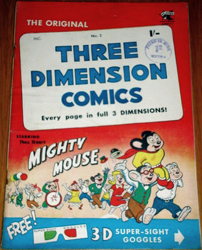Cover for Three Dimension Comics (Monthly Magazines, 1954 series) #2
