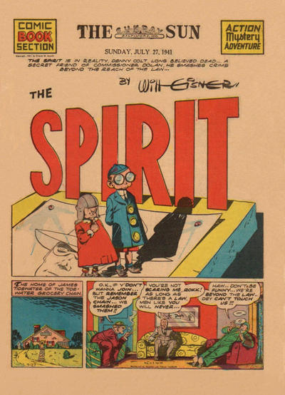 Cover for The Spirit (Register and Tribune Syndicate, 1940 series) #7/27/1941 [Baltimore Sun edition]
