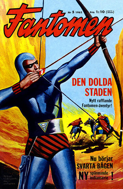 Cover for Fantomen (Semic, 1958 series) #5/1962