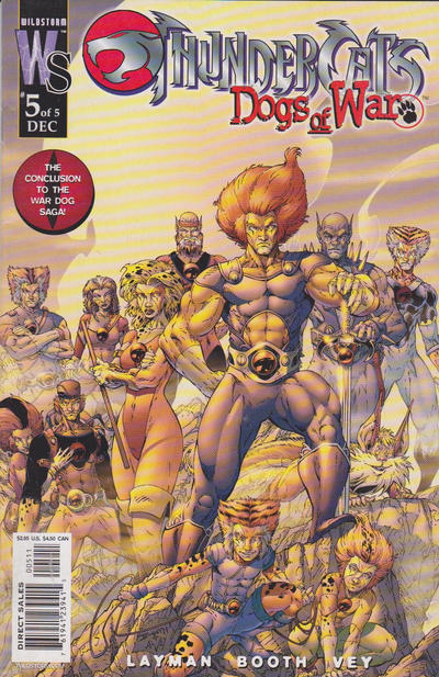 Cover for Thundercats: Dogs of War (DC, 2003 series) #5 [Brett Booth Cover]