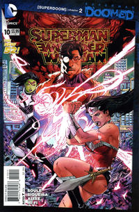 Cover Thumbnail for Superman / Wonder Woman (DC, 2013 series) #10 [Direct Sales]