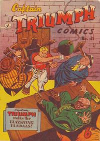 Cover Thumbnail for Captain Triumph Comics (K. G. Murray, 1947 series) #21