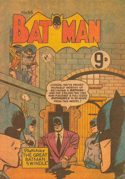 Cover for Batman (K. G. Murray, 1950 series) #66