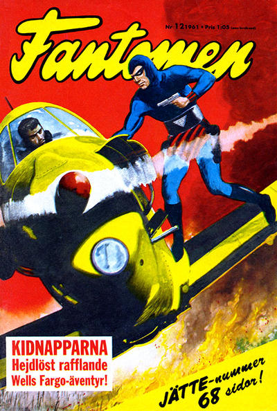 Cover for Fantomen (Semic, 1958 series) #12/1961