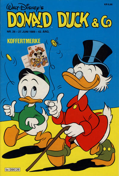 Cover for Donald Duck & Co (Hjemmet / Egmont, 1948 series) #26/1989