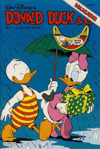 Cover for Donald Duck & Co (Hjemmet / Egmont, 1948 series) #29/1989