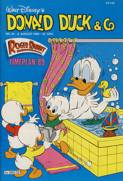 Cover for Donald Duck & Co (Hjemmet / Egmont, 1948 series) #32/1989