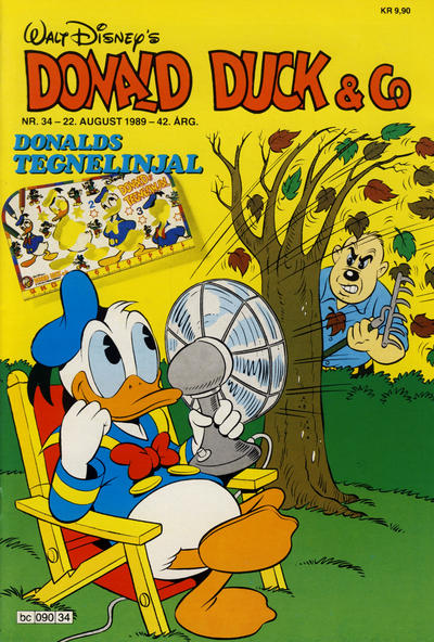 Cover for Donald Duck & Co (Hjemmet / Egmont, 1948 series) #34/1989