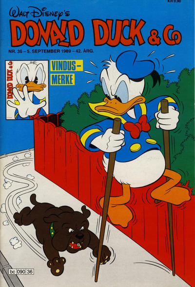 Cover for Donald Duck & Co (Hjemmet / Egmont, 1948 series) #36/1989